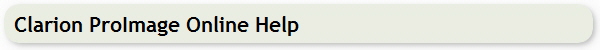 Clarion ProImage Online Help