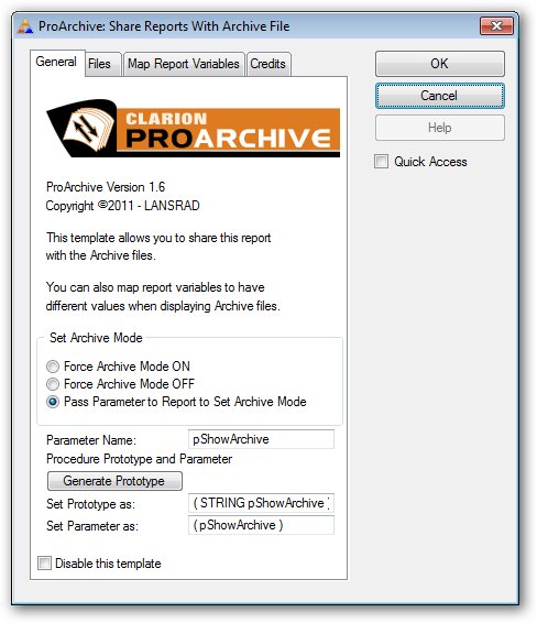 The ReportShare extension The ReportShare extension