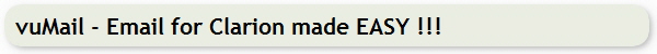 vuMail - Email for Clarion made EASY !!!