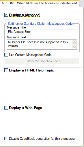 Block multiuser options Block multiuser options
