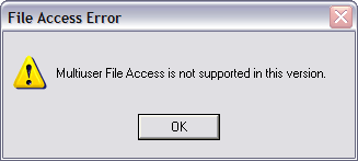 Multiuser Blocked Message Multiuser Blocked Message