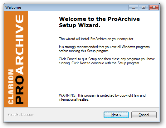 ProArchiveInstaller