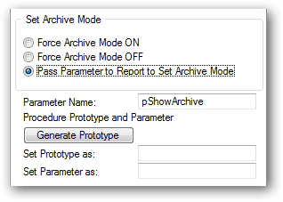ReportSetArchiveMode